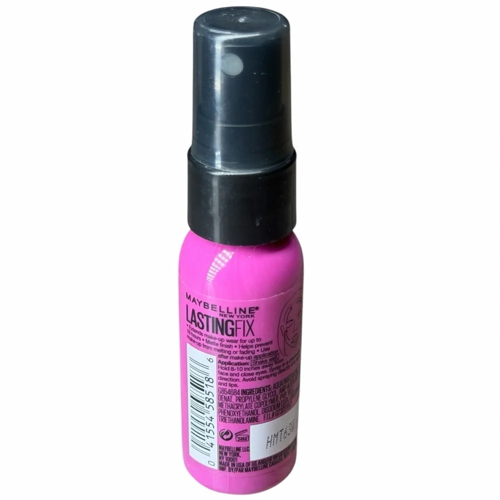 5/$25💜 Maybelline Lasting Fix Matte Finish Makeup Setting Spray Mini 1 oz